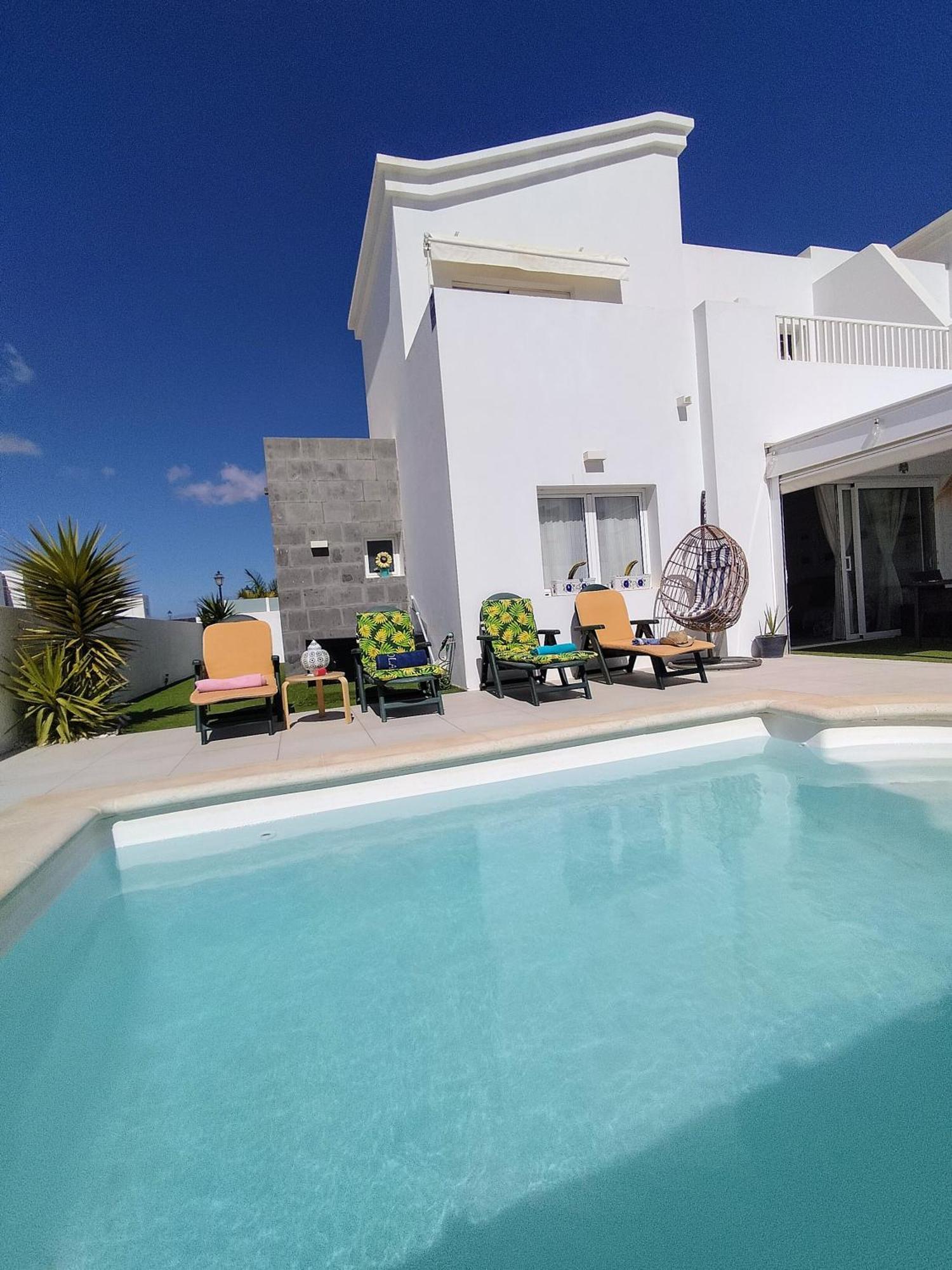 Lovely Villa Agua & Fuego,Heated Pool Playa Blanca  Esterno foto